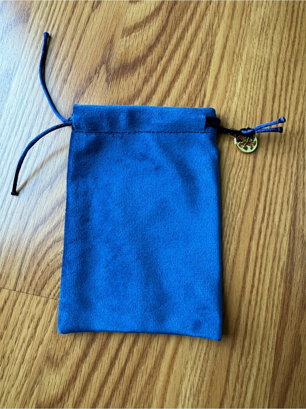 Tory Burch Blue Jewelry Pouch